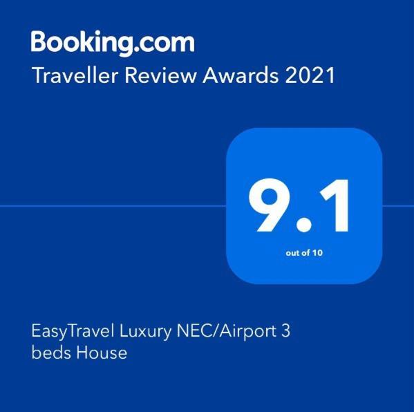 Apartamento Easytravel Luxury Nec/Airport 3 Beds House Birmingam Exterior foto